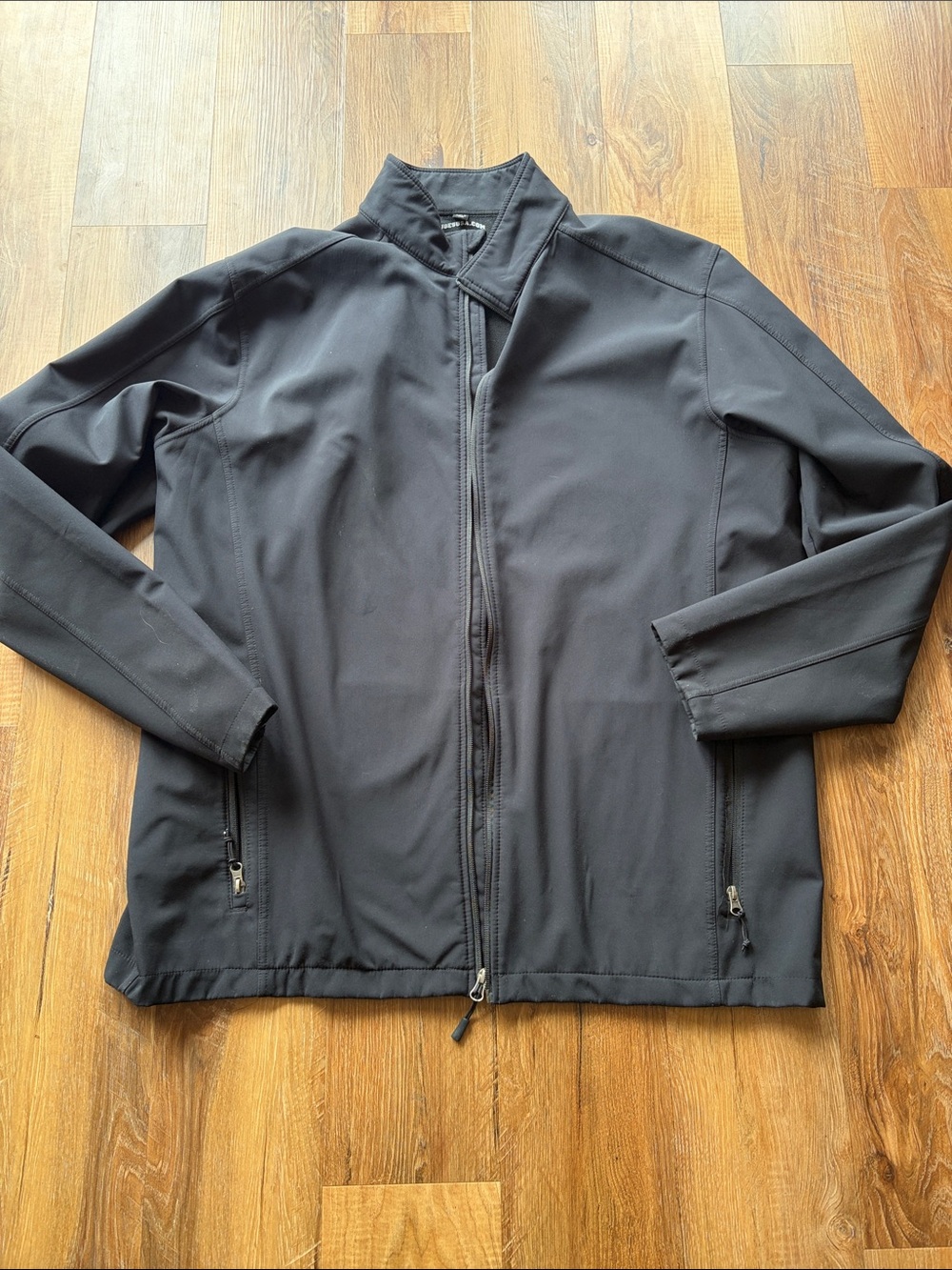 Men's Black Windbreaker Jacket - Brand Unspecified